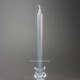 24cm Grey Stearin Classic Dinner Candles